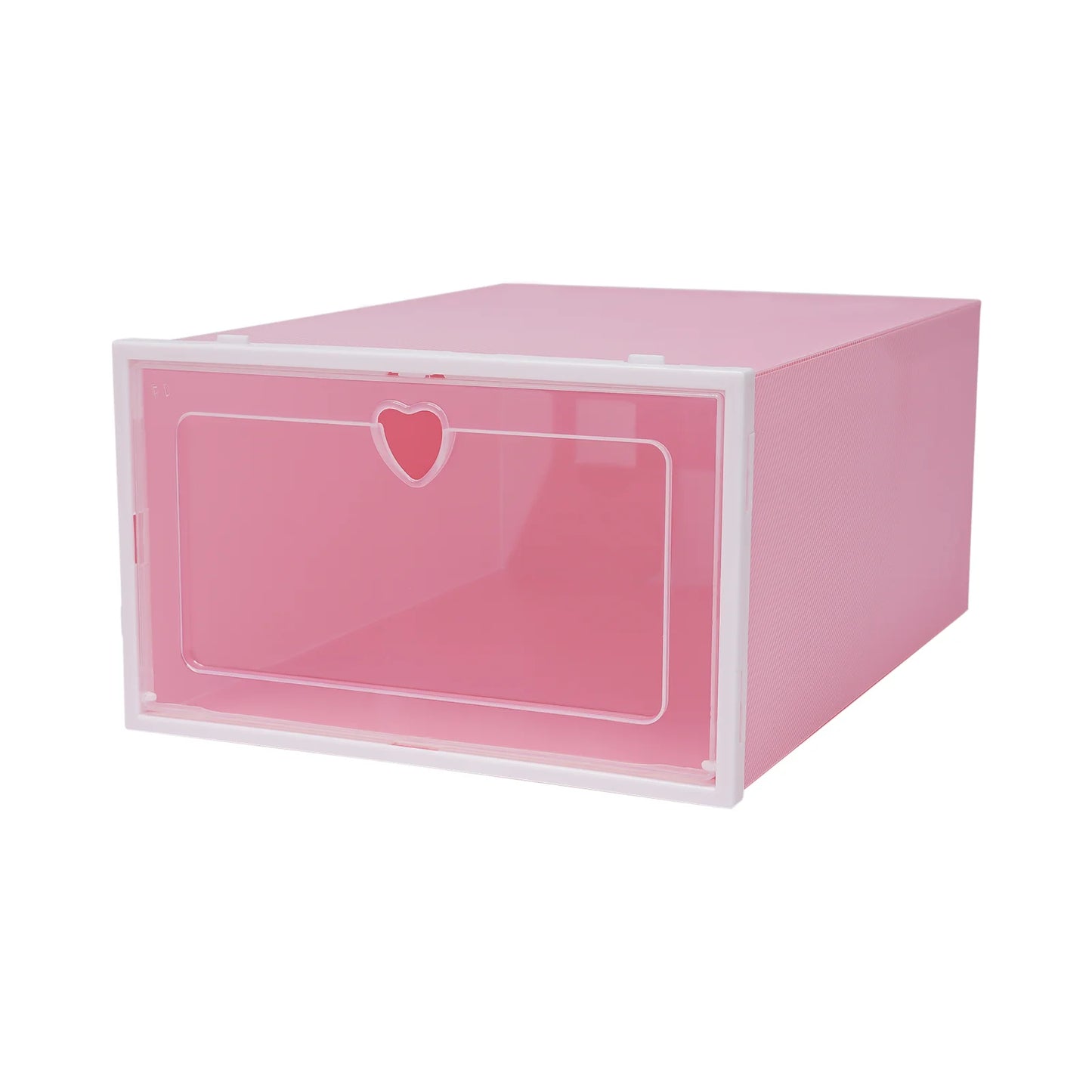 20Pcs Foldable Shoe Storage Boxes with Lids Transparent Stackable Containers Drawer Style PP Plastic Shoe Organizers