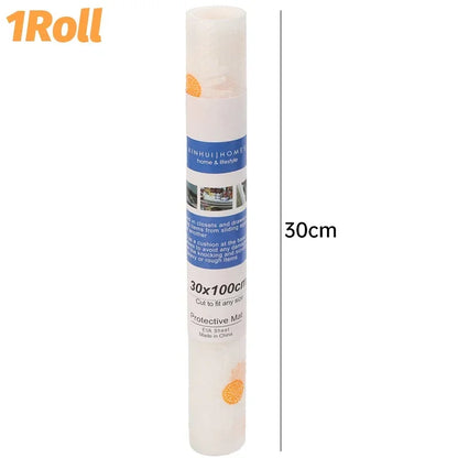 Non-Slip Drawer Mat Thicken Flower Pattern Shelf Cover Liners Waterproof Cabinet Pads EVA Placemat Table Fridge Pad Desk Covers