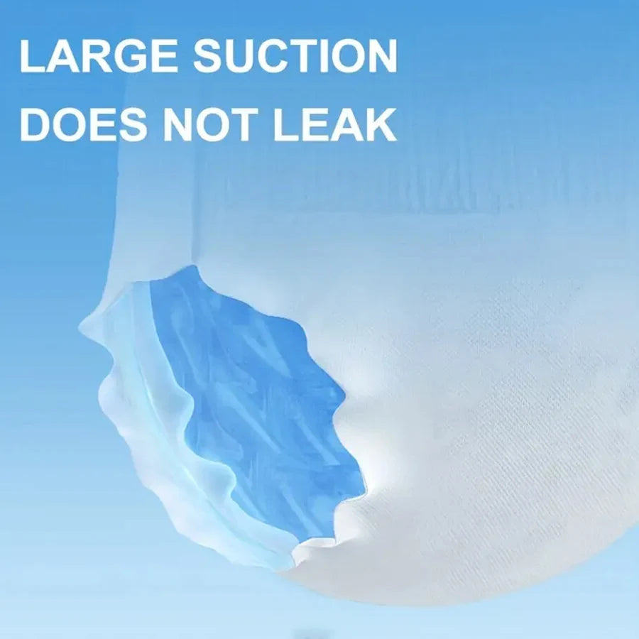 10pcs Absorbent Adult Diaper Disposable Nursing Pad Protective Underwear Incontinence Postpartum For Women Man Patients Elderly