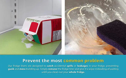 1/3/5PCS Refrigerator Shelf Mat Reusable Cabinet Drawer Shelf Anti Slip Protective Mat Washable Stain Resistant Mold Resistant