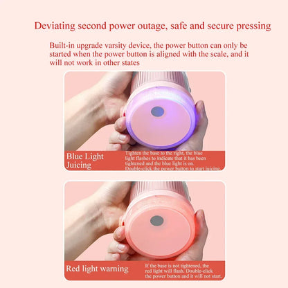 Portable Blender, Portable Blender for Shakes and Smoothies , Magnetic USB Fast Charging Mini Fresh Juice Mixer Bottle