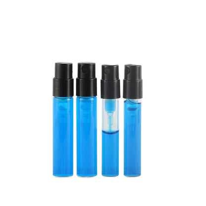 500pcs Invisible Springs Sprayer 1.5ml 1.8ml 2ml 2.5ml Bayonet Glass Perfume Bottle Sample Refillable For Fragrance Perfume