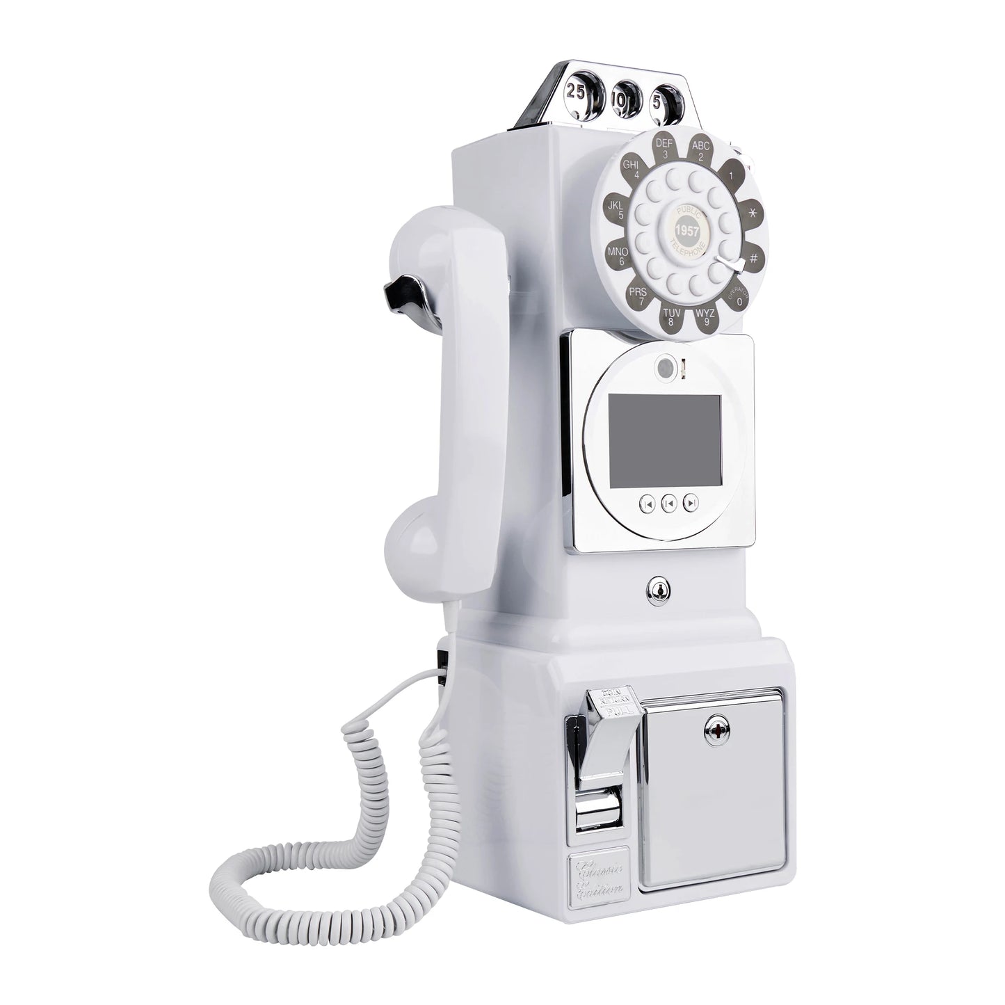 wedding party video guest book phone  Retro style retro phone booth  message recording 32G MP4 video audio message book phone