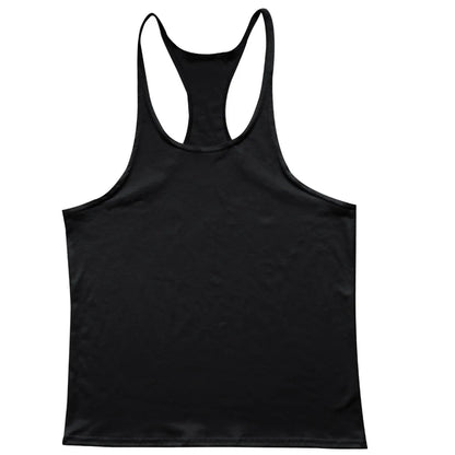 Men's Sports Gym Fitness Tank Top Y Back Fitness Lightweight Shoulder Strap Muscle Fit Tight Fitness Limit T-shirt