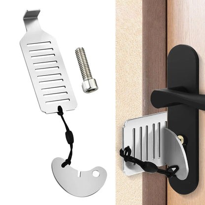 Portable Door Lock Hardware Safe Security Tool For Home Privacy Travel Hotel Anti Theft Anti Lock Home Hotel Door Blocking