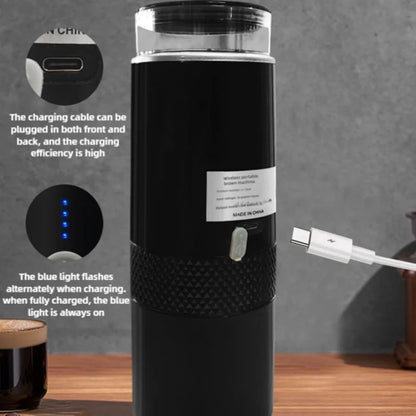 Coffee Maker Electric Capsule Ground Coffee Brewer Portable Coffee Machine Fit Coffee Powder and Coffee Capsule