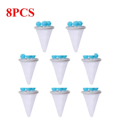 1-10pcs Washing Machine Filter Net Floating Lint Filter Mesh Bag Reusable Pet Hair Catcher Remover Laundry Cleaning Tool