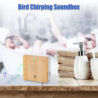 Bird Singing Speaker Versatile Smart Noise Machine Motion Sensor Singing Bird Box Smart Animal Noise Machine For Bedroom