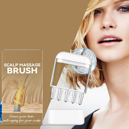 Hair Growth Oil Applicator Comb Scalp Massager Applicator Hair Root Massage Medicine Comb Hexagon Head Oil Roller Hair Care Tool