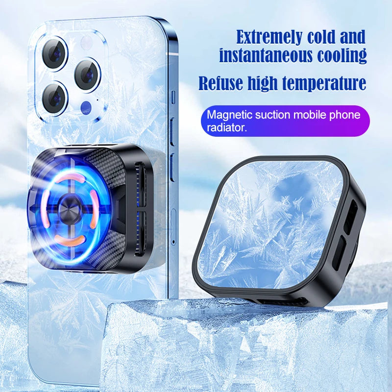 Semiconductor Mobile Phone Radiator Fan Cooler For Phone Cooling Fan Processor Cooler  Phone Fan Cooler Gamer Cell Phone
