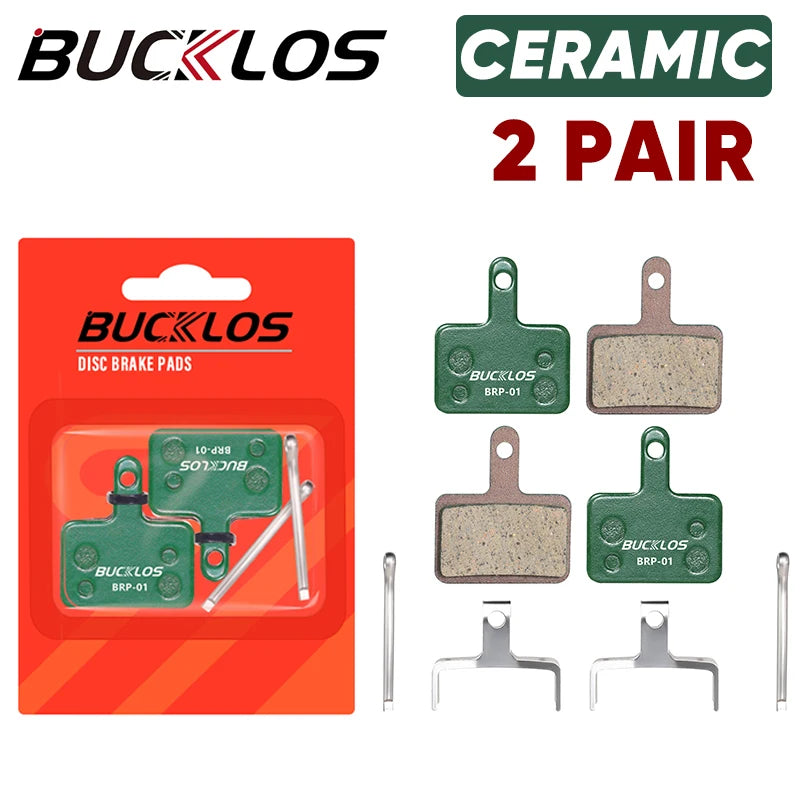 BUCKLOS Ceramic Hydarulic Disc Brake Pads For SHIMANO B01S B05S 1/2/4/6/8/10Pair MTB Brake Pad Wear-resistant Disc Brake Pads