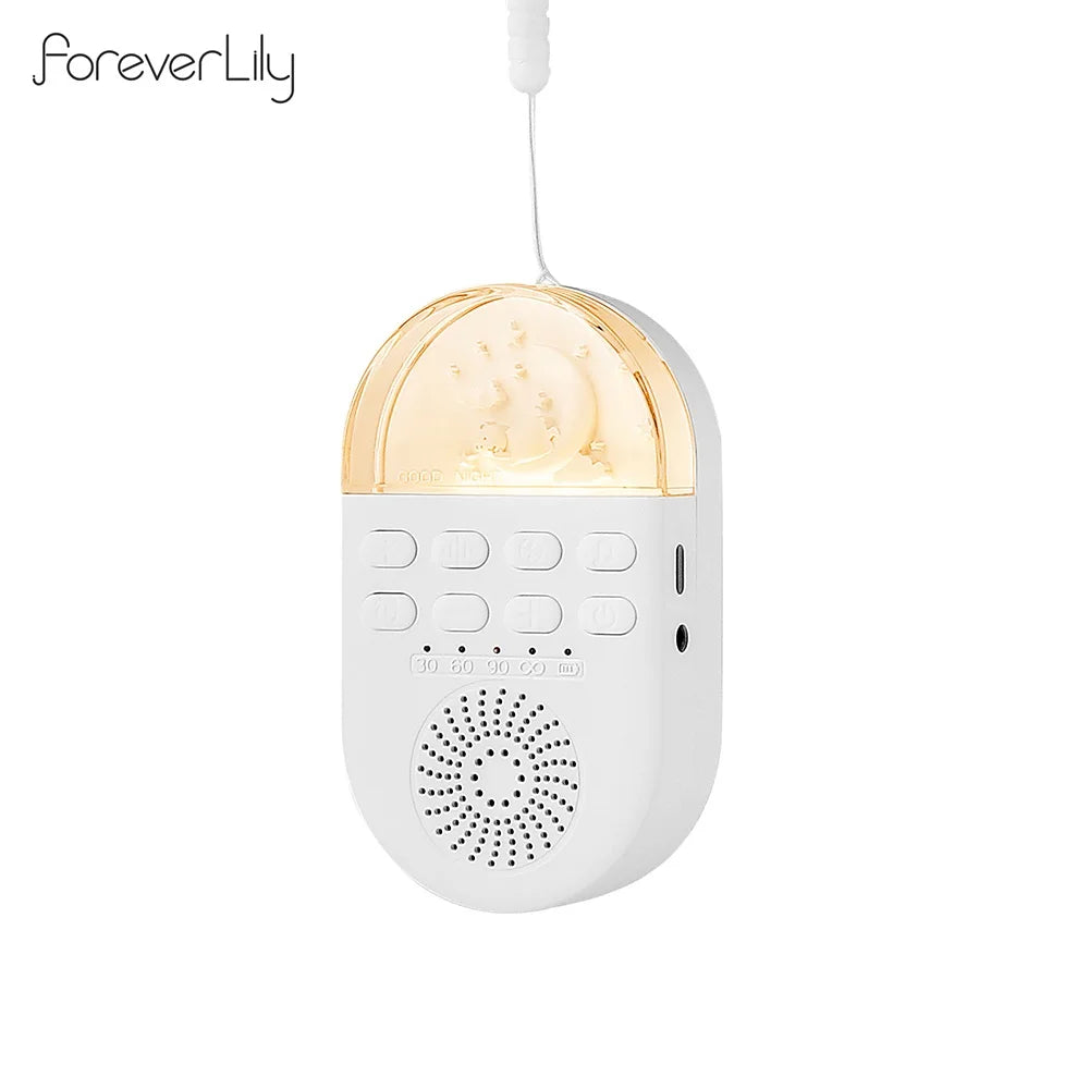 Portable White Noise Machine For Sleeping Baby Sleep Aid Noise Machine Kids Sleep Night Light 24 Natural Sounds Baby Sleeper