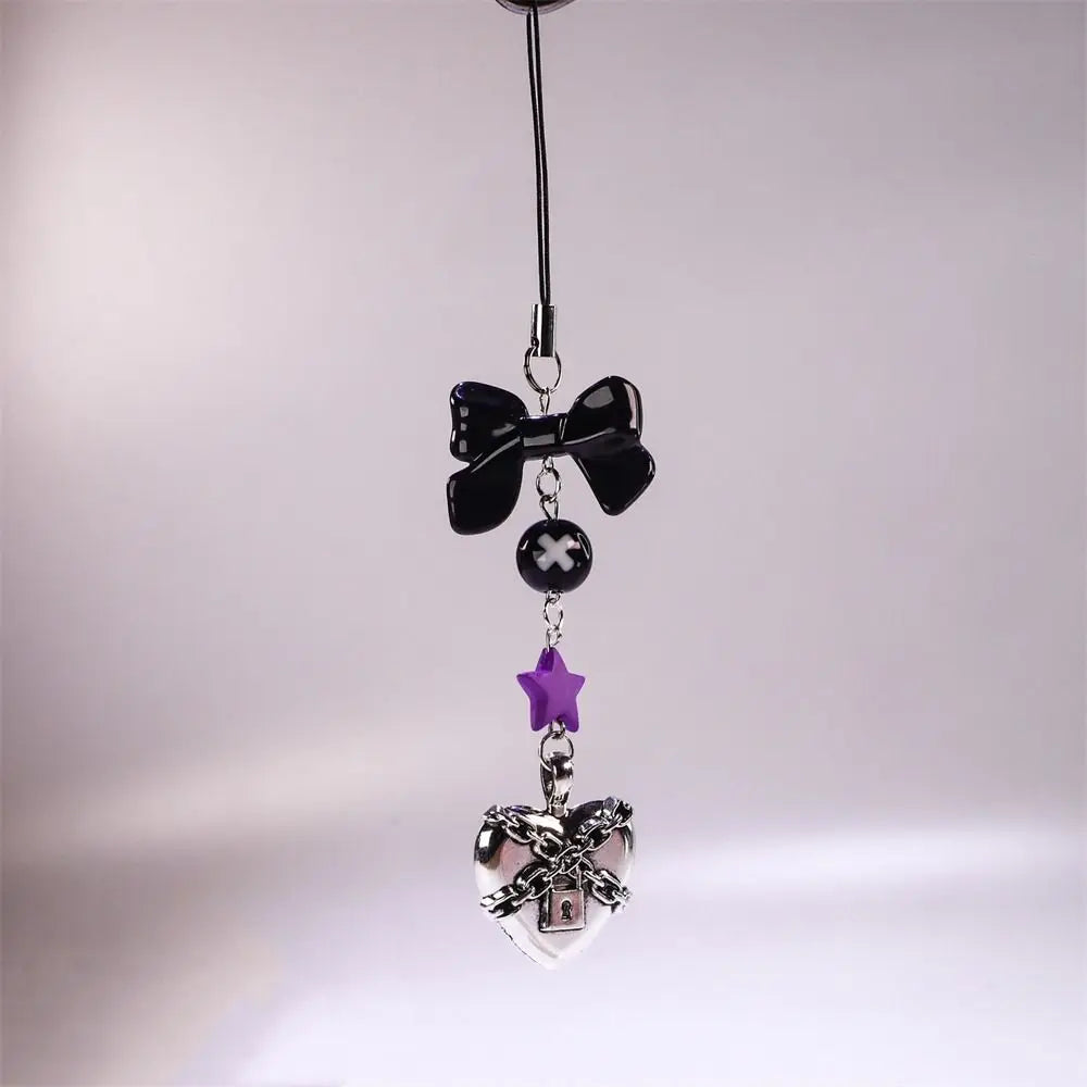 Sweet Girl Y2K Phone Pendant Phonestraps Phone Charms Phone Chain Butterfly Backpack Ornament Phone Lanyard Keyring Jewelry