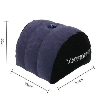 Portable Inflatable Pillow Multifunctional Body Pillow Cushion Positions Support Air Cushion Outdoor Travel Triangular PillowI