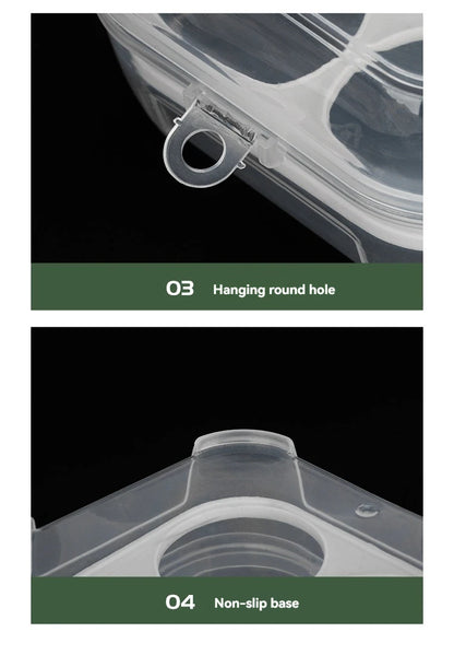 Egg Storage Box With Lid Kitchen Refrigerator Egg Box Egg Drop Rack Egg Storage Box Fridge Egg Organizer 3/4/8 Grid Egg Tray