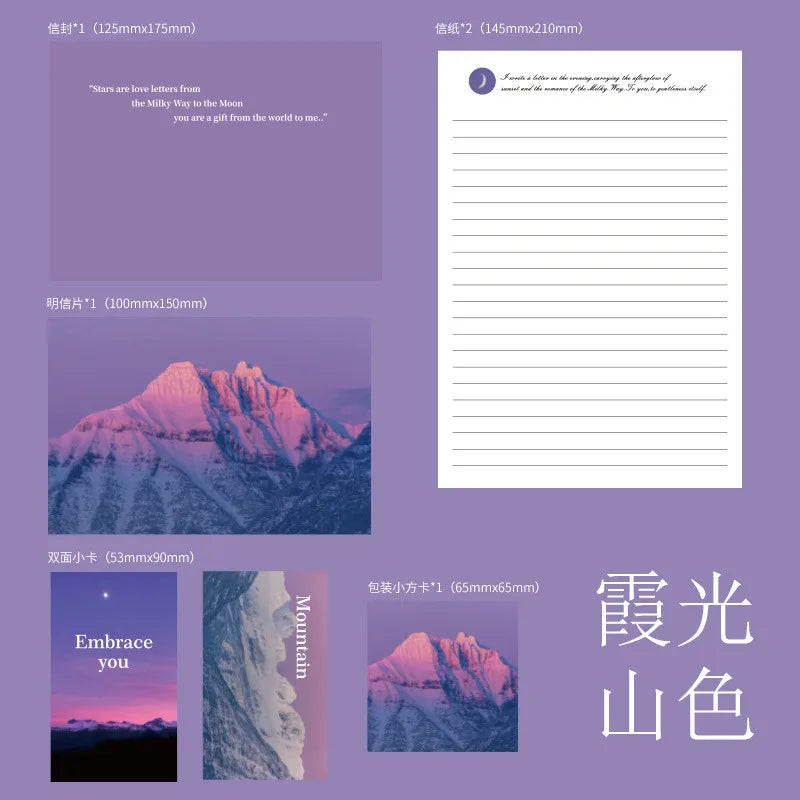 Stationary Paper and Envelopes Set Stationary Set for Women Girls and Men Boys Cute Stationary Writing Stationery Paper