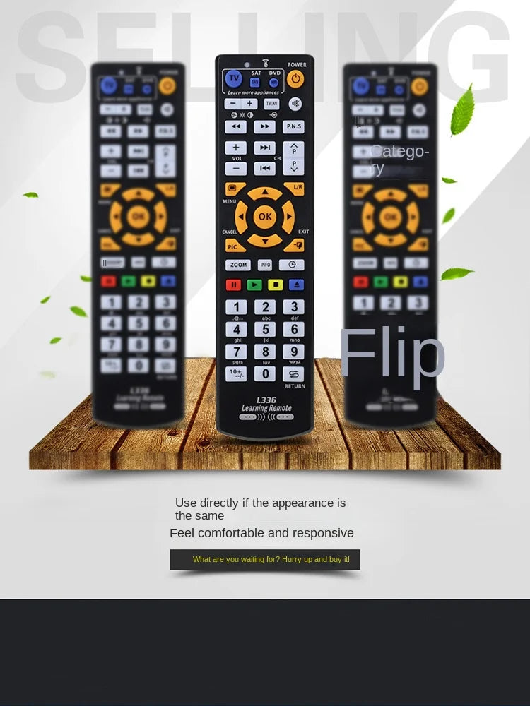Universal Smart Remote Control Controller  IR Remote Control With Learning Function for TV CBL DVD SAT For L336