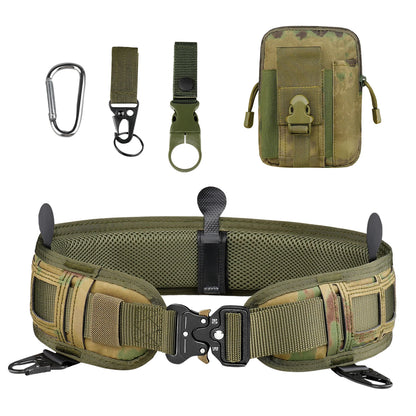 Tactical Battle Belt Set, Molle Belt,Tactical Shooting Belt,Tactical Battle Belt Utility Belt Men Tactical Belt Women Duty Belts