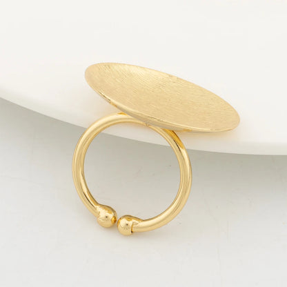 2024 New Jewelry Set 18K Gold Plated Round Earrings for Women Cuff Bangles Adjustable Ring Italian Wedding Jewelry Accessories