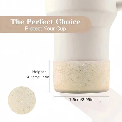 1pc 7.5cm Non-slip Water Cup Bottom Sleeve Boot, Cup Base Protective Cover, For Stanley 30oz 40oz  & Hydro Flask 12-24oz