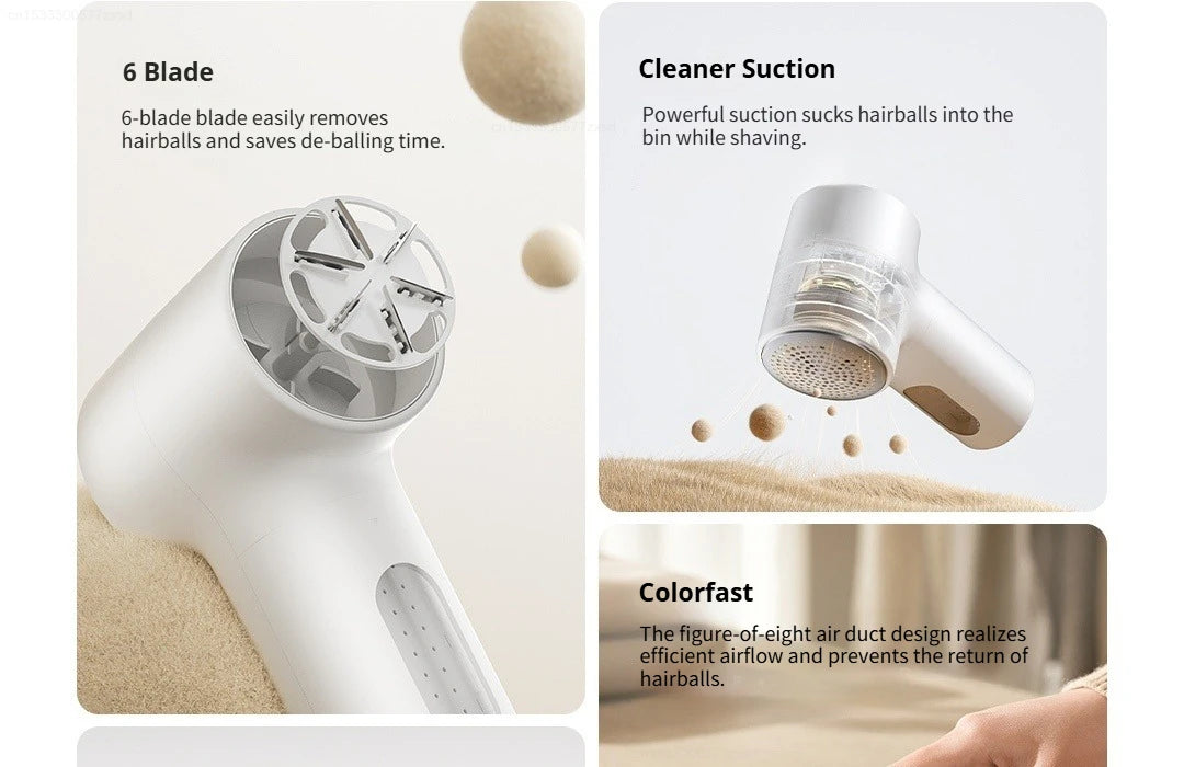 XIAOMI MIJIA Lint Remover 2 Rechargeable Cloth Fabric Shaver Fluff Pellet Remove Machine Shaving Removing Fluff USB Rechargeable