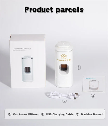 NAMSTE Car Aroma Diffuser Smart  Car Fragrance Spray Cars Odor Eliminator Air Fresheners car Aromatherapy Diffuser Essential Oil