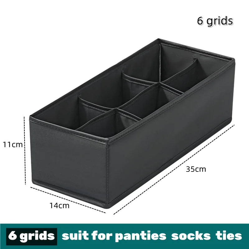 Organizer For Underwear Bra Socks Pants Scarf Storage Box Organizers Of Cabinets And Drawers Wardrobe Foldable Storage Box Case