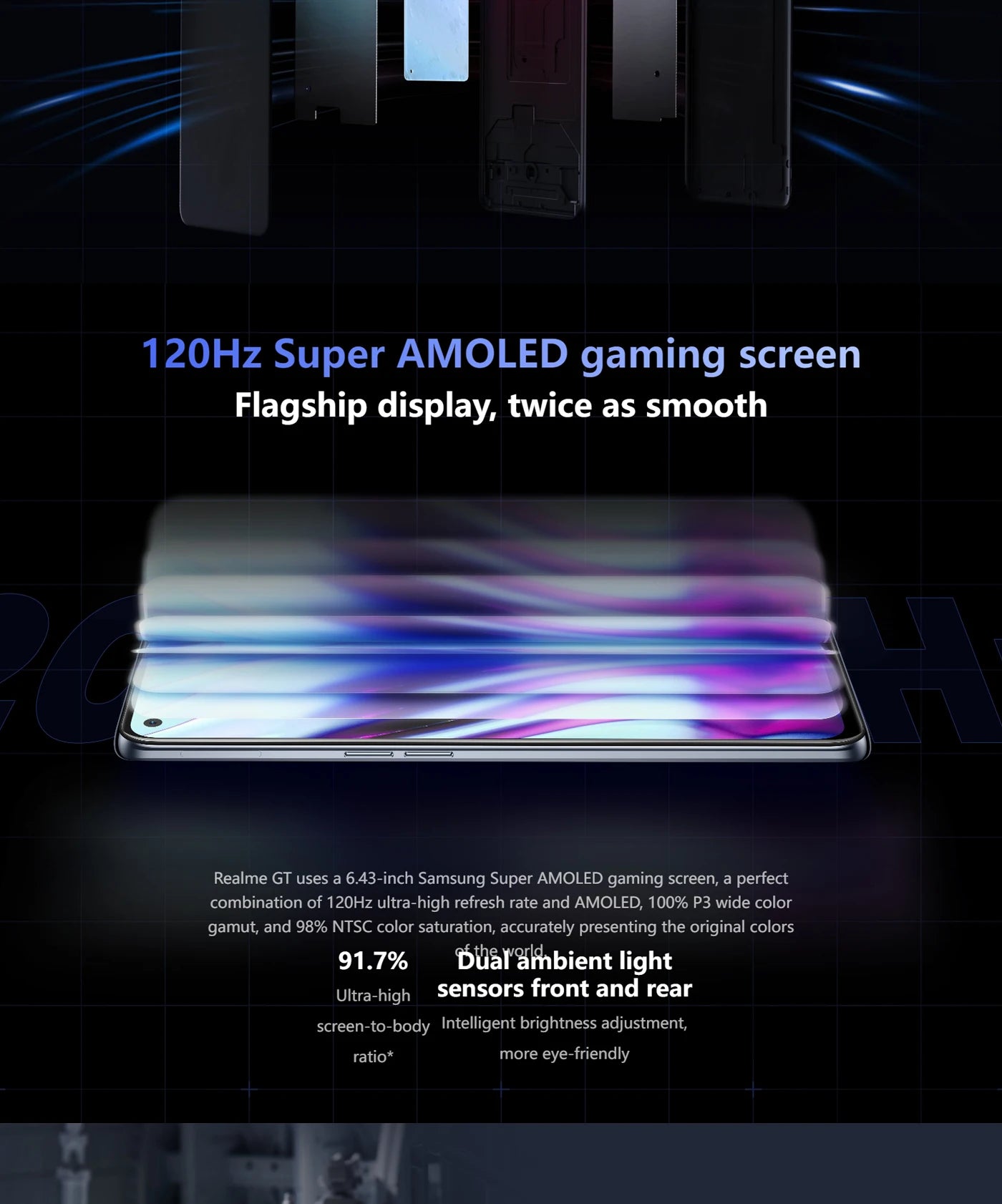 Realme GT Android 5G Unlocked 6.5 inch 128G All Colours in Good Condition Original used phone