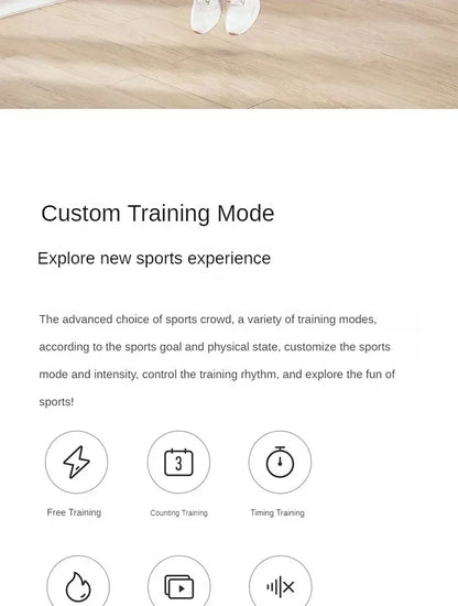 Mi Home Smart Jump Rope Counter, Xiaomi Jump Rope Thread with Fit App Adjustable Calorie Calculation for Sports and Fitness