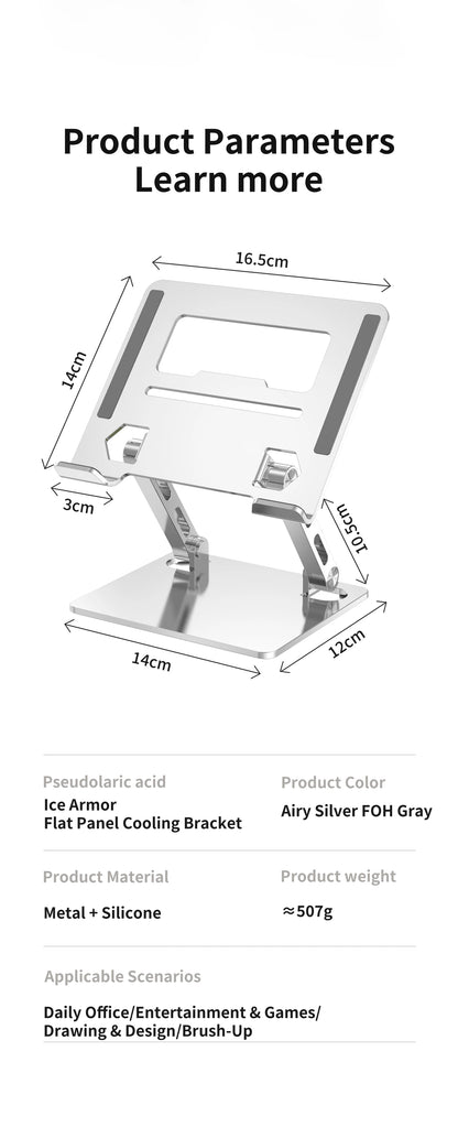 Tablet Stand, Swivel Tablet Stand with 360 Rotating Base, Adjustable Tablet Holder for Drawing, Compatible with iPad Pro/Air/Min