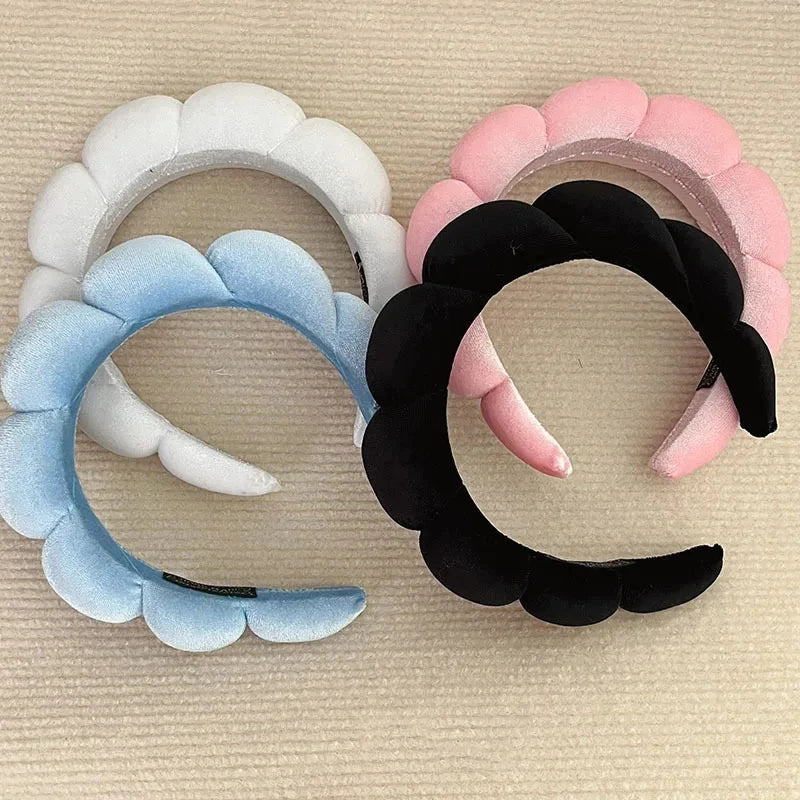 Spa Headband & Wristband for Face Wash 1 Set of skincare headband for face wash, facial mask and skincare