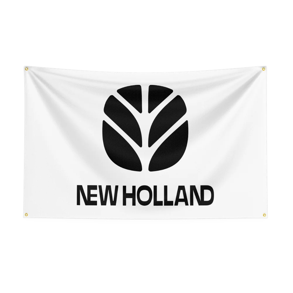 90x150CM TRACTORS New Hollands Agriculture Flag Polyester Printed Excavator Banner For Decor