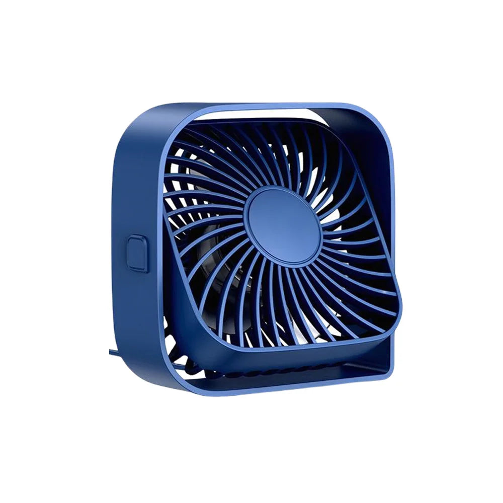 Mini Portable Fan USB Desk Fan Table Strong Airflow &Quiet Operation 3 Speed Wind 360° Rotatable Standing Fans For Room