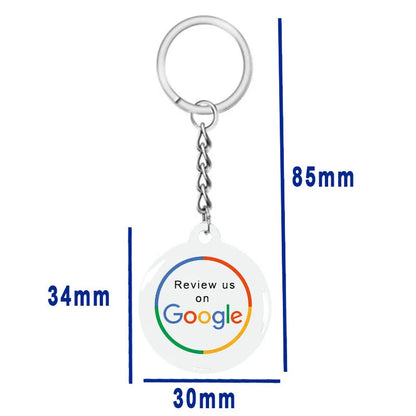 Smart Google Review Tap Keychain for Instant Customer Feedback for Direct Google Reviews