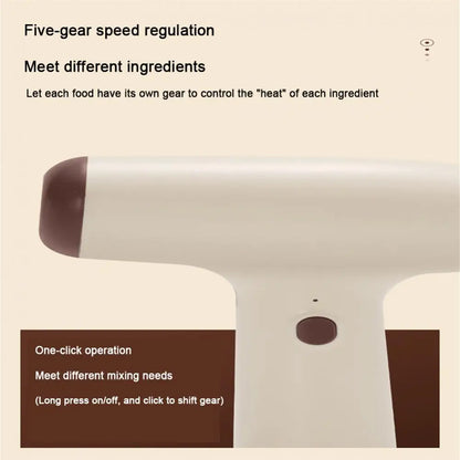 Egg Blender 3-speed High Power Foam Milk beater Double-rod Wireless USB Electric Portable Mixer Eggbeater Manual Milk Frother