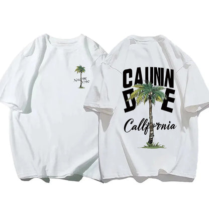 Mens T-shirts Printed Funny Tops Summer Cotton T-shirt for Men Casual O-Neck Tee Shirts Streetwear Oversized Top Clothing