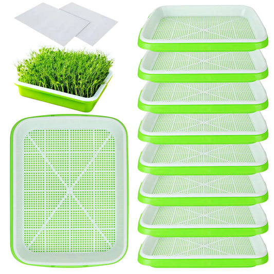 Microgreens Sprouter Tray Hydroponic / Sprouting Tray For Sprout Horticultural Hydroponic Systems Tray Garden Nursery Potted