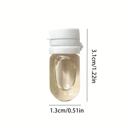 10pcs Leakproof Travel Bottle for Makeup Remover and Lotion-Transparent Portable Dispenser with Flip,RFID Blocking