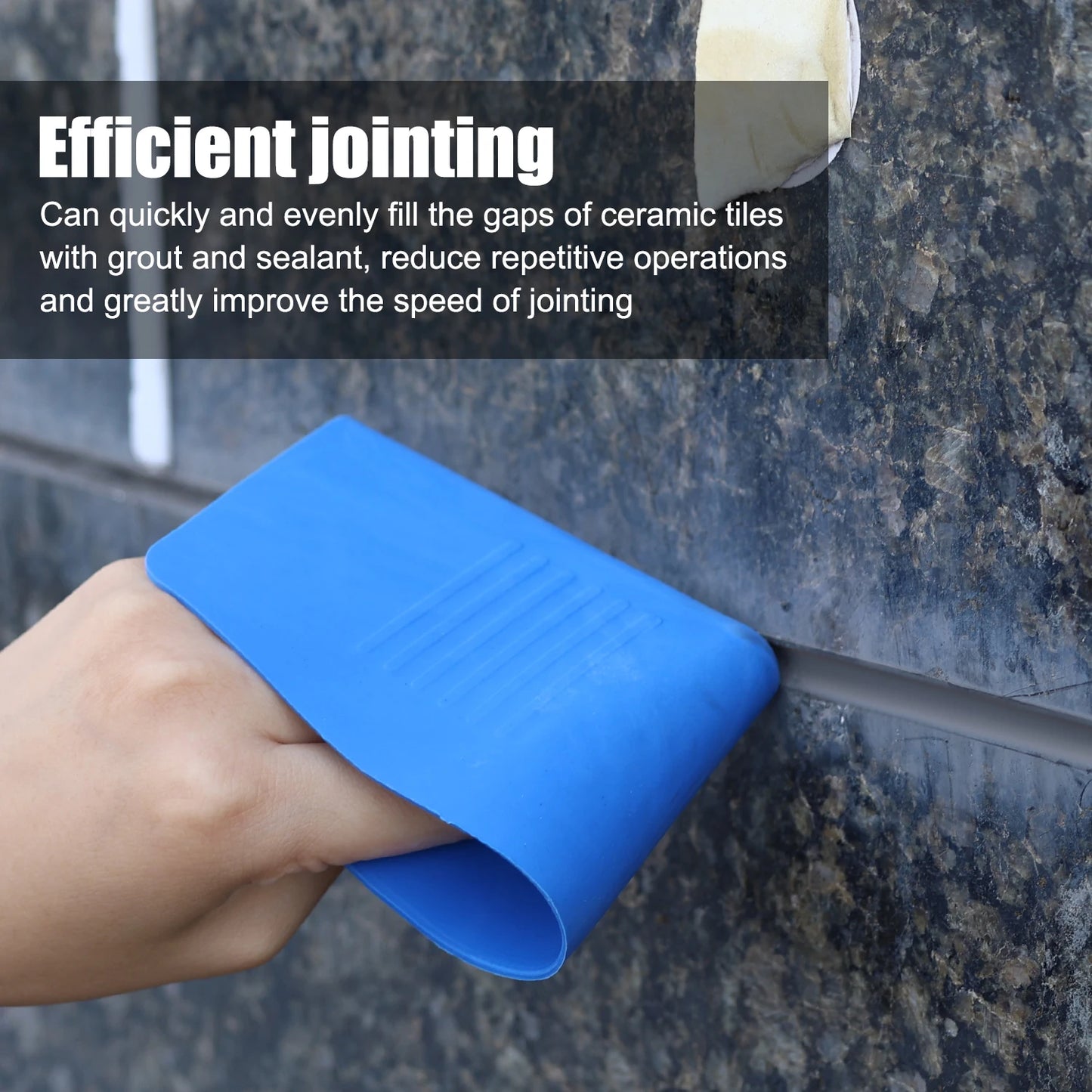 Caulking Finisher Tile Grout for Caulking Agent Tile Wall Brick Corner Gap Rubber Scraper Sealant Grout Kit Hand Scraping Tools