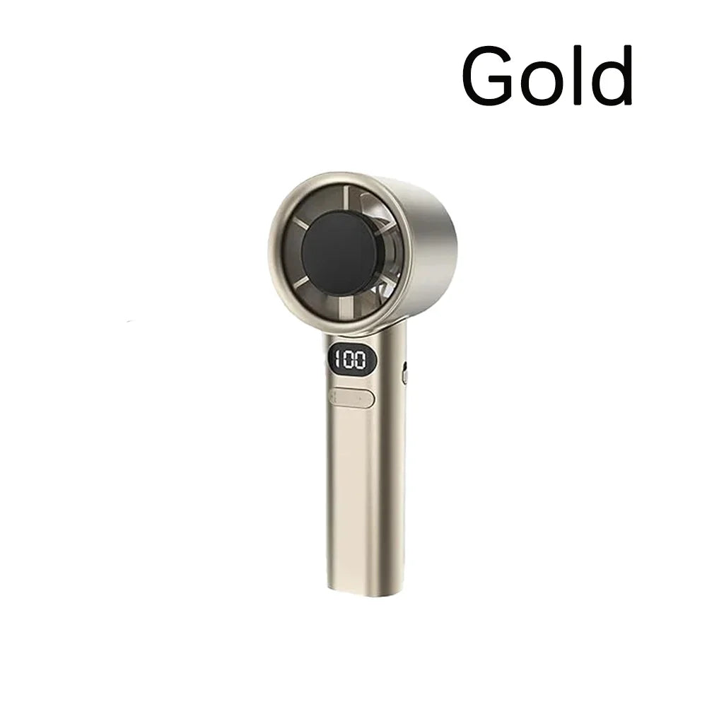 Xiaomi Portable Handheld Fan 120 Wind Speed Mini Leafless Handheld Fan USB Charging Fan Electric Charging