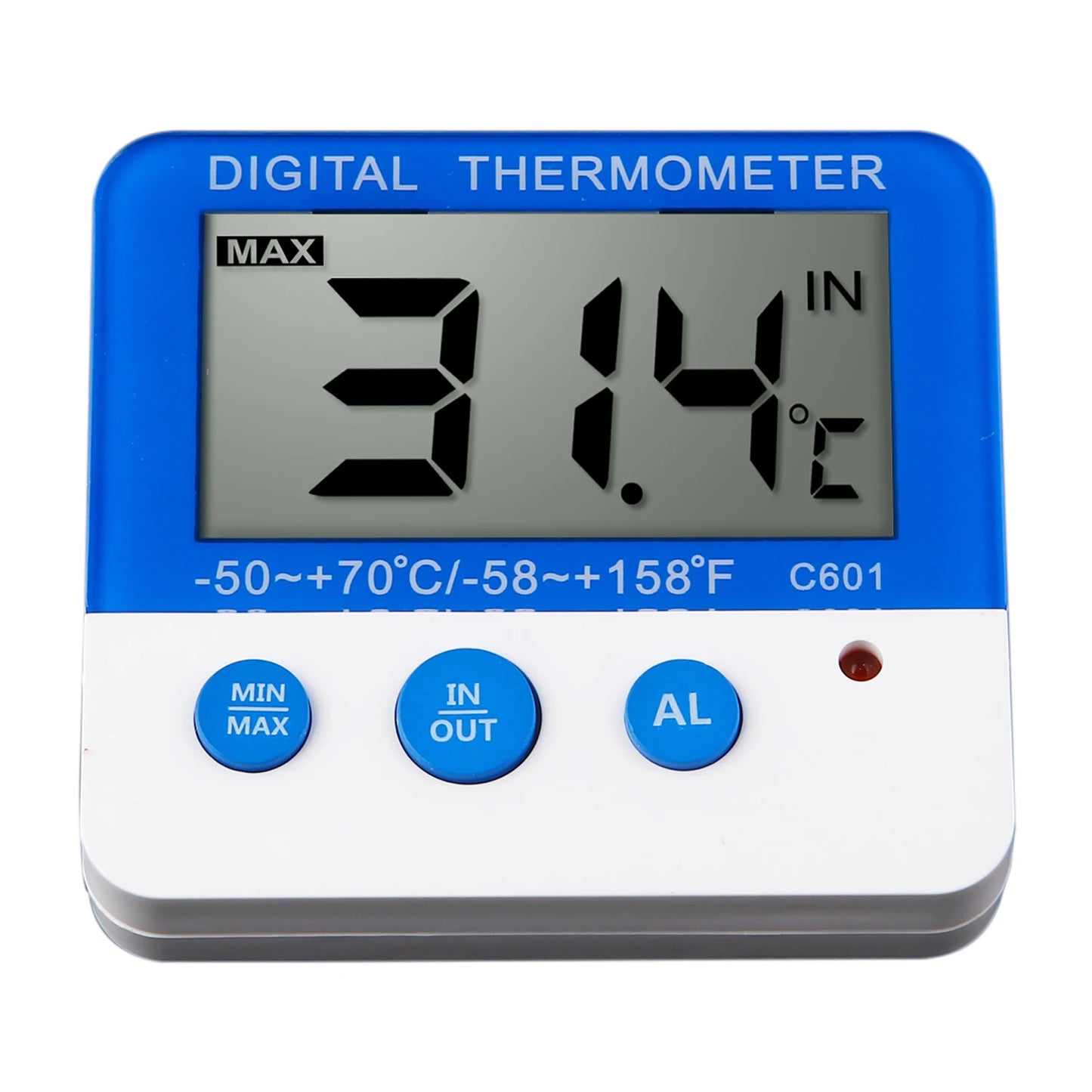 Digital Fridge Thermometer with Alarm and Max Min TemperatureLCD Display Digital Freezer Thermometer for Indoor Outdoor