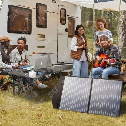 For ALLPOWERS Solar Powerbank 154Wh 41600mAh  External Battery Charger, Powerstation 200W Portable Generator Emergency Power