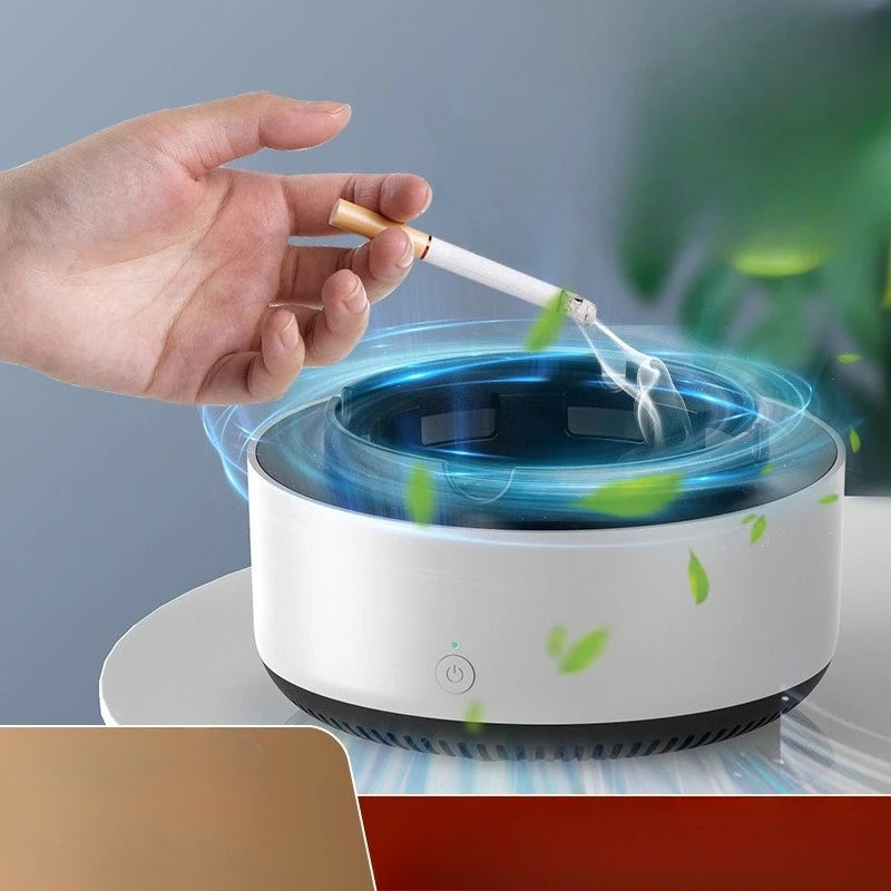 Smart Air Purifier for Smoke Odor Removal with Multi Filtration System Indoor Office Living Room Ashtrays Smoking Accessories