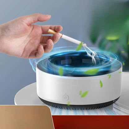 Smart Air Purifier for Smoke Odor Removal with Multi Filtration System Indoor Office Living Room Ashtrays Smoking Accessories