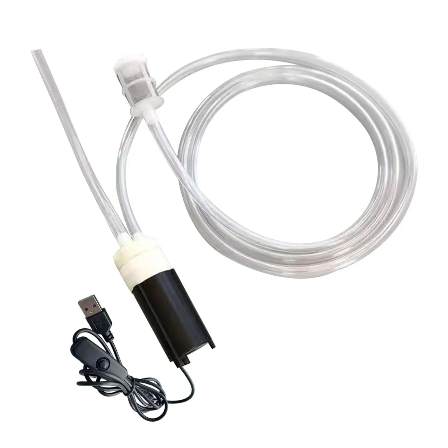 USB Electric Wines Pump Syphon Pump Tube Hose Beer Siphon Filter Wines Siphon Tube Transfer Pump Household Brewing Equipment