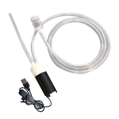 USB Electric Wines Pump Syphon Pump Tube Hose Beer Siphon Filter Wines Siphon Tube Transfer Pump Household Brewing Equipment