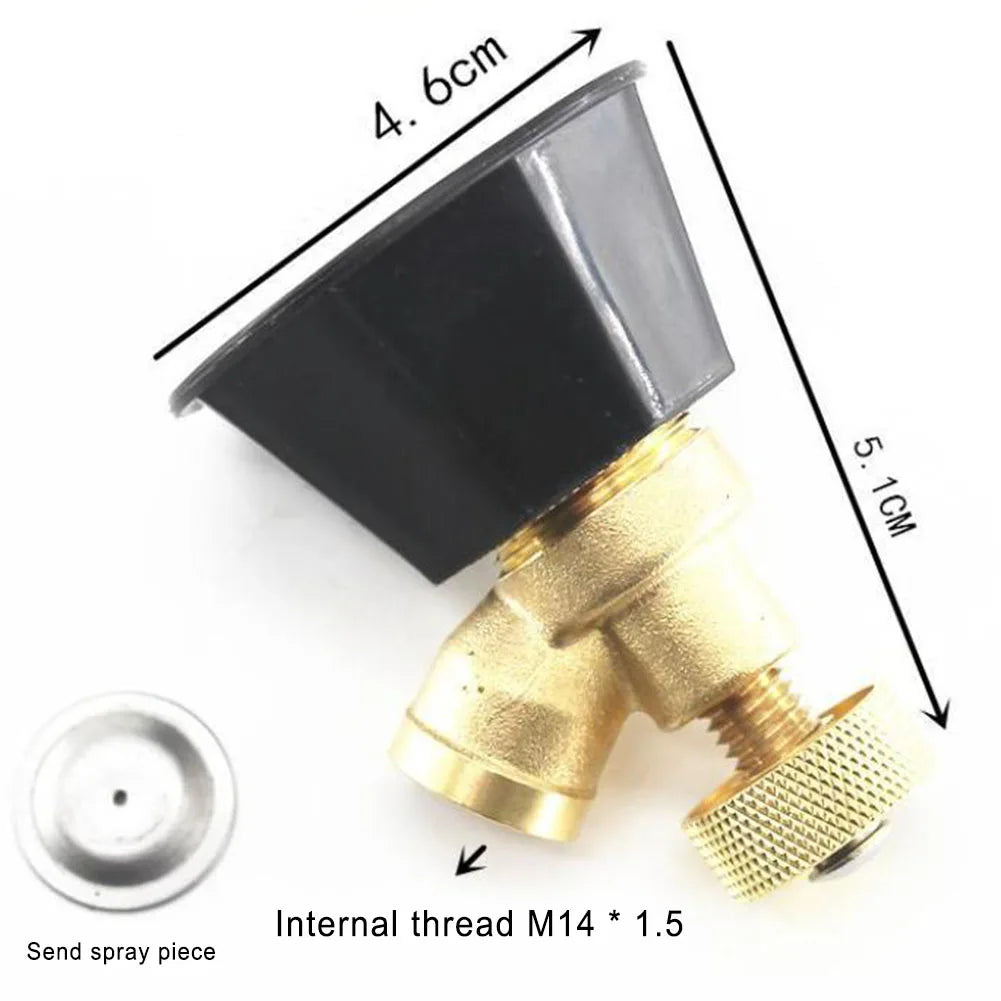 Agricultural Atomization Nozzle Alloy Adjustable Black Agricultural Sprinkler Head Garden Sprayers