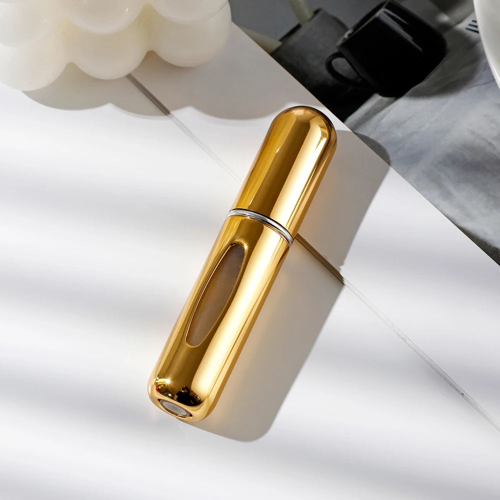 6Pcs Portable Spray Bottle Travel Suit 5ml Self-priming Bottom Filling Perfume Bottles Set