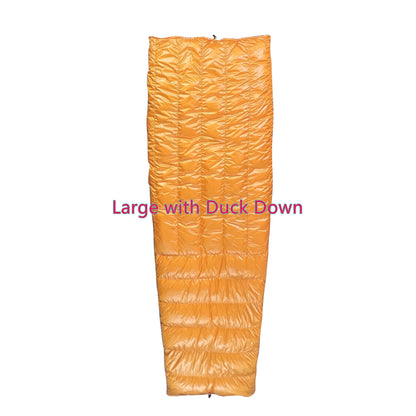 Jolmo Lander ULTRAlight Backpacking Quilts Goose Down Sleeping Bag Camping Duck Down Quilts Outdoor Down Top Quilts 800fp Q-250