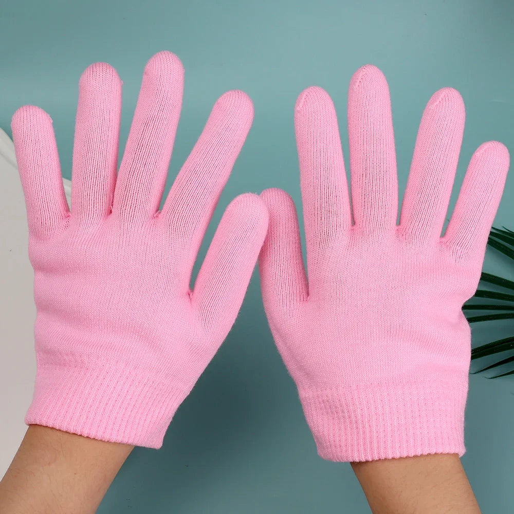 Silicone Moisturizing Mask Socks Reusable Exfoliating Anti Crack Protective Gloves Dry Dead Skin Remover Tools Hand Foot Care